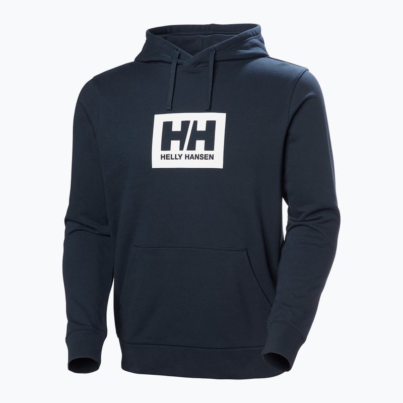 Férfi Helly Hansen Box kapucnis pulóver, navy 5