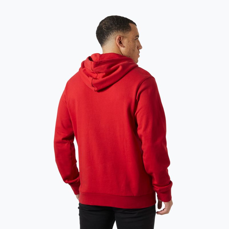 Férfi pulóver Helly Hansen HH Logo Hoodie red 2