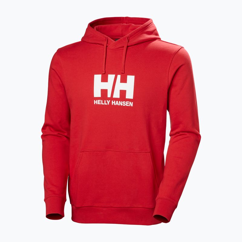 Férfi pulóver Helly Hansen HH Logo Hoodie red 5