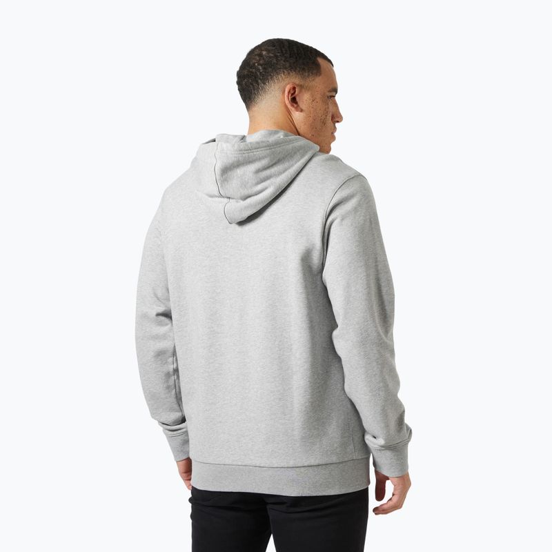Férfi pulóver Helly Hansen HH Logo Hoodie grey/melange 2