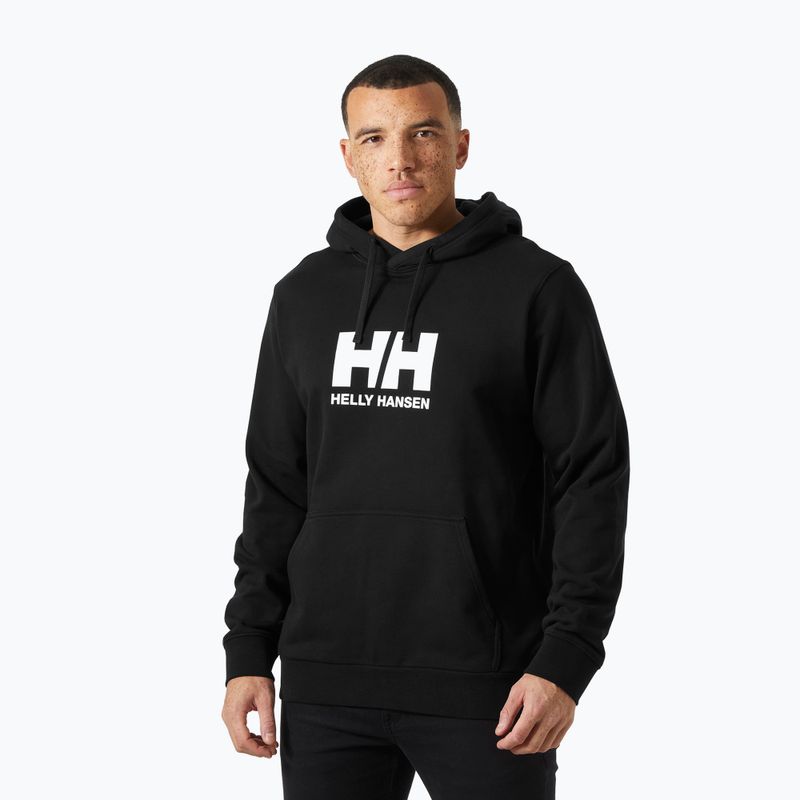 Férfi pulóver Helly Hansen HH Logo Hoodie black