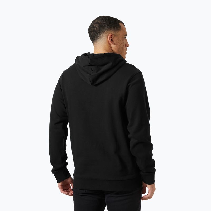 Férfi pulóver Helly Hansen HH Logo Hoodie black 2