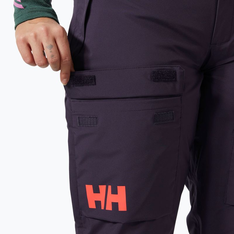 Női síelőnadrág Helly Hansen Switch Cargo 2.0 fekete grape 4