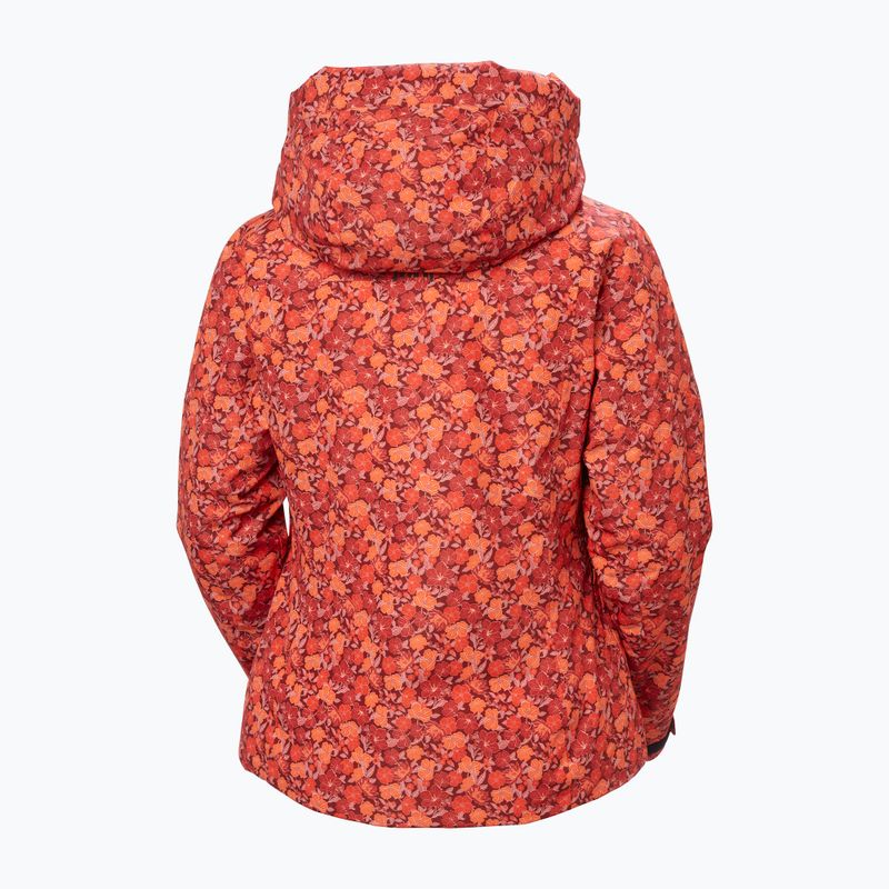 Női síkabát Helly Hansen Valdisere 3.0 red floral aop 10