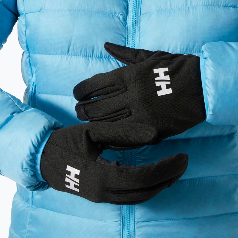Helly Hansen Hardface Fleece Touch fekete trekking kesztyű 3