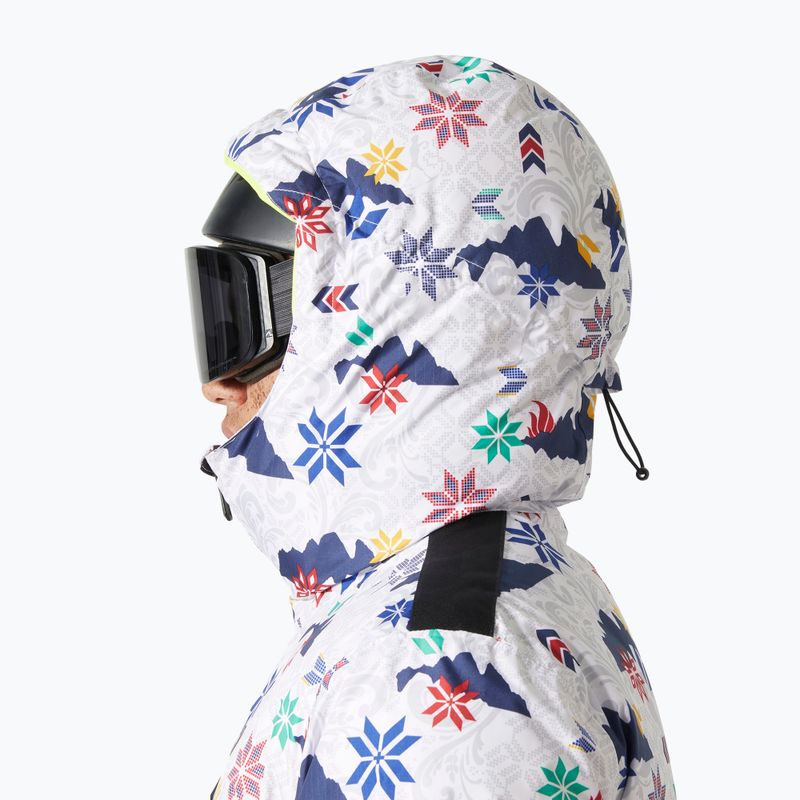 Helly Hansen férfi sí kabát Kvitfjell Race Puffy fehér olimpiai olimpia 3