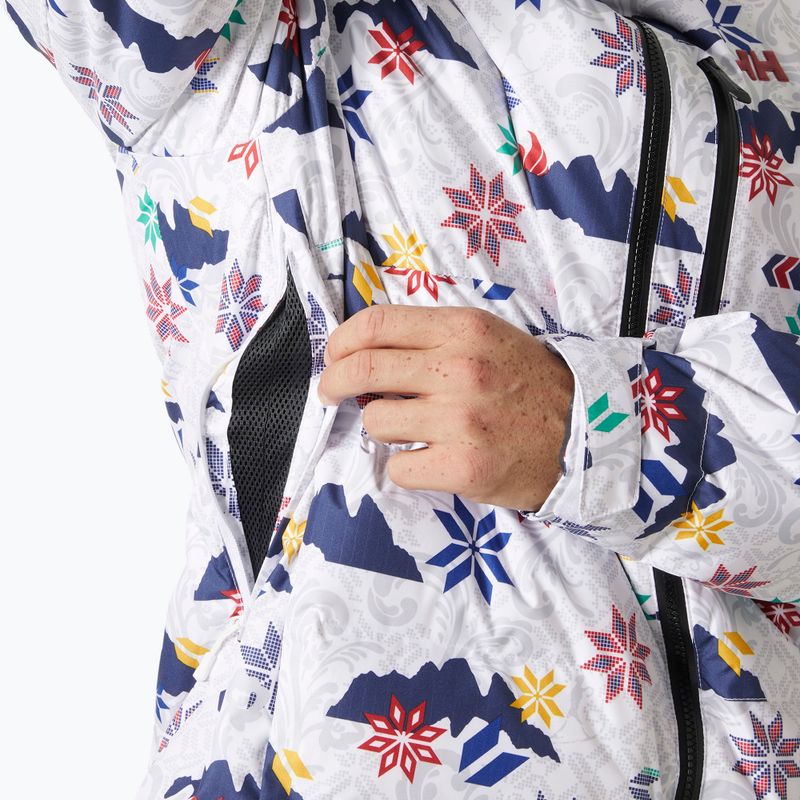 Helly Hansen férfi sí kabát Kvitfjell Race Puffy fehér olimpiai olimpia 5