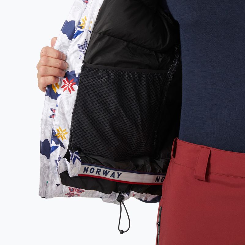 Helly Hansen férfi sí kabát Kvitfjell Race Puffy fehér olimpiai olimpia 7