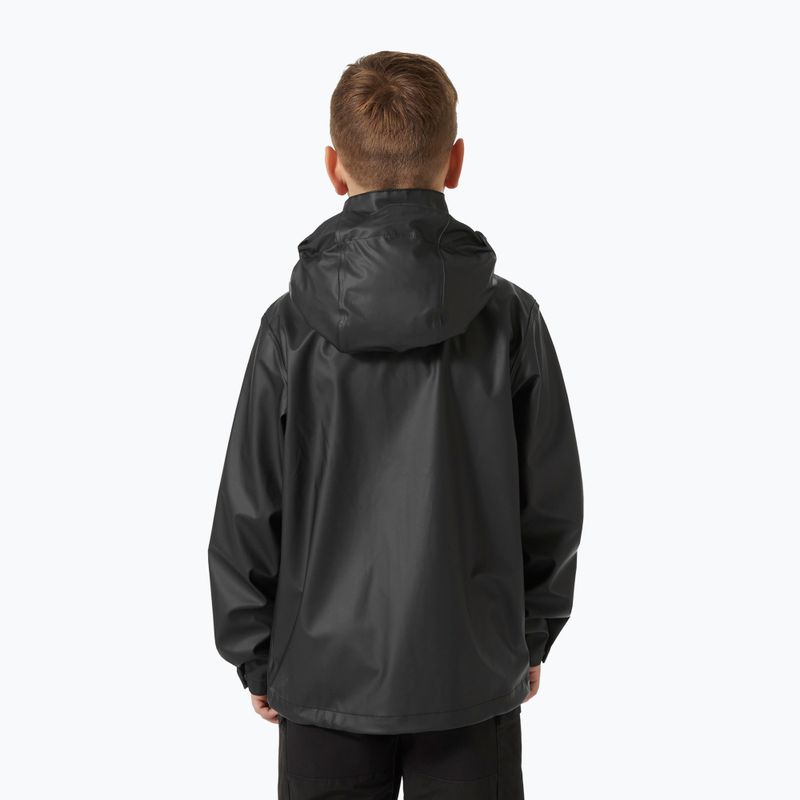 Gyerek vitorlás dzseki Helly Hansen Moss black 2