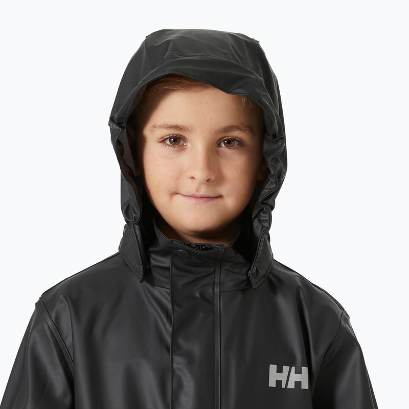 Gyerek vitorlás dzseki Helly Hansen Moss black 3