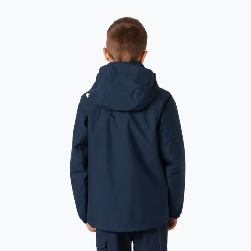 Gyerek vitorlás dzseki Helly Hansen Crew Midlayer 2.0 navy 2