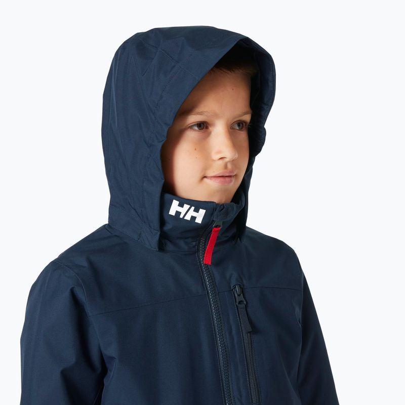Gyerek vitorlás dzseki Helly Hansen Crew Midlayer 2.0 navy 3