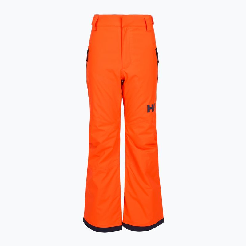 Helly Hansen gyermek sínadrág Legendás neon narancssárga színben 5