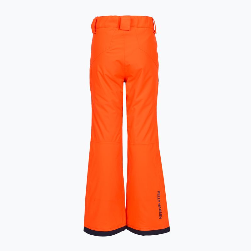 Helly Hansen gyermek sínadrág Legendás neon narancssárga színben 6