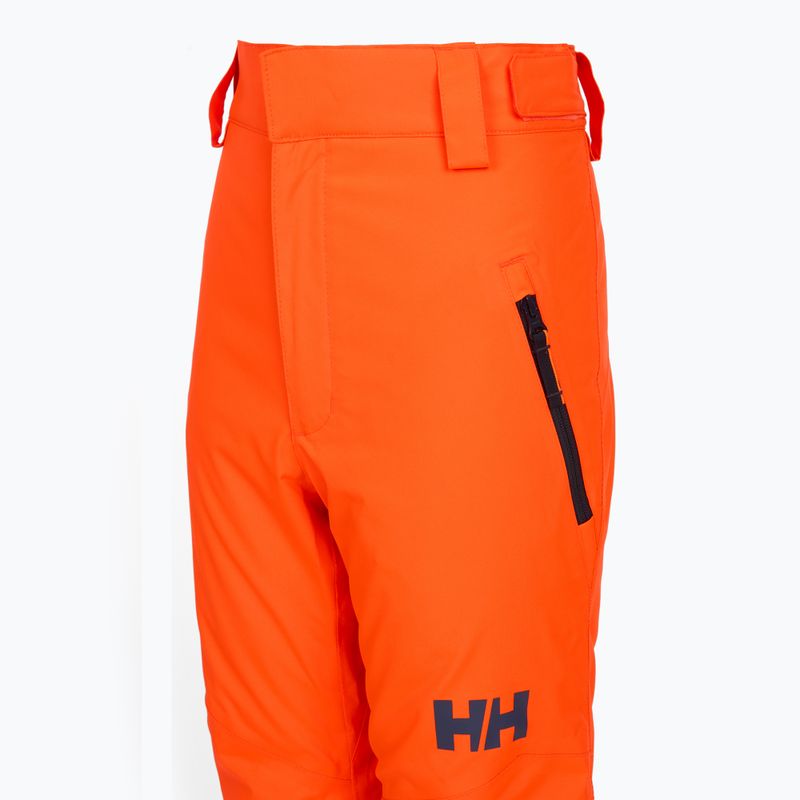 Helly Hansen gyermek sínadrág Legendás neon narancssárga színben 7