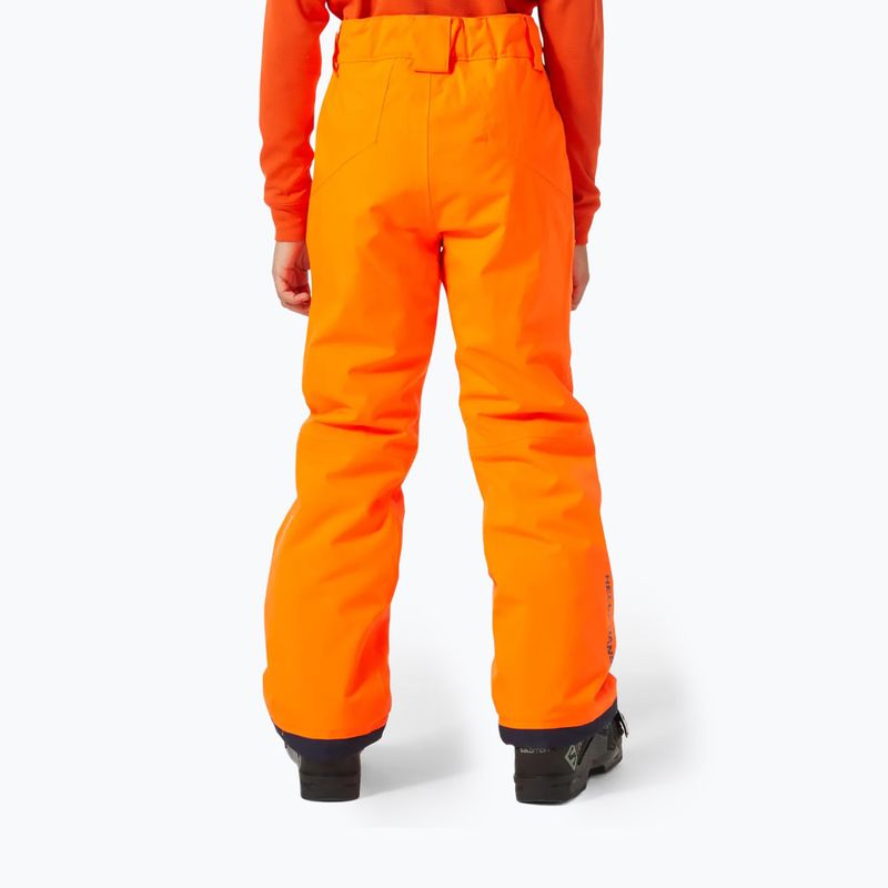 Helly Hansen gyermek sínadrág Legendás neon narancssárga színben 2
