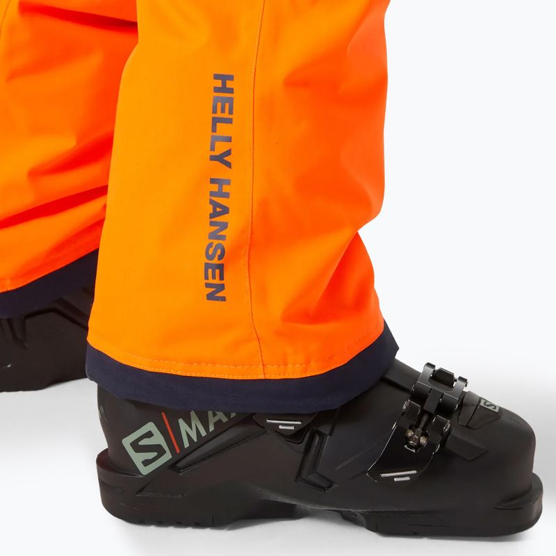 Helly Hansen gyermek sínadrág Legendás neon narancssárga színben 3