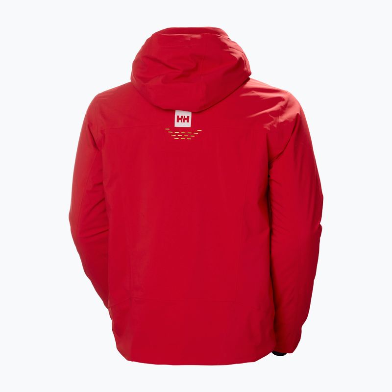 Férfi sí dzseki Helly Hansen Alpha Lifaloft piros 2