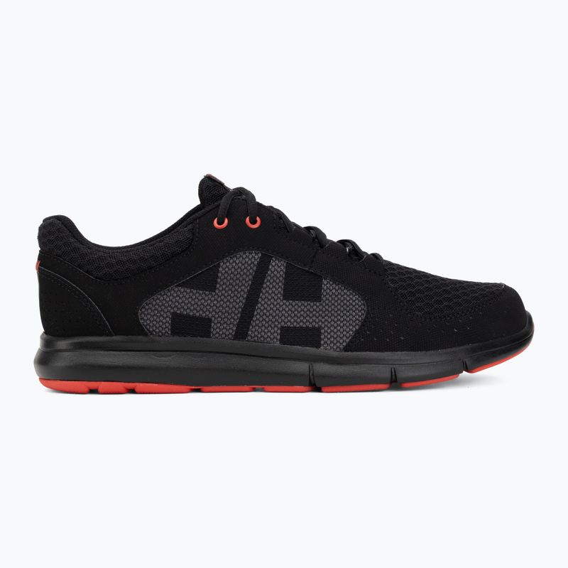 Férfi cipők Helly Hansen Ahiga V4 Hydropower off black/alert red 2