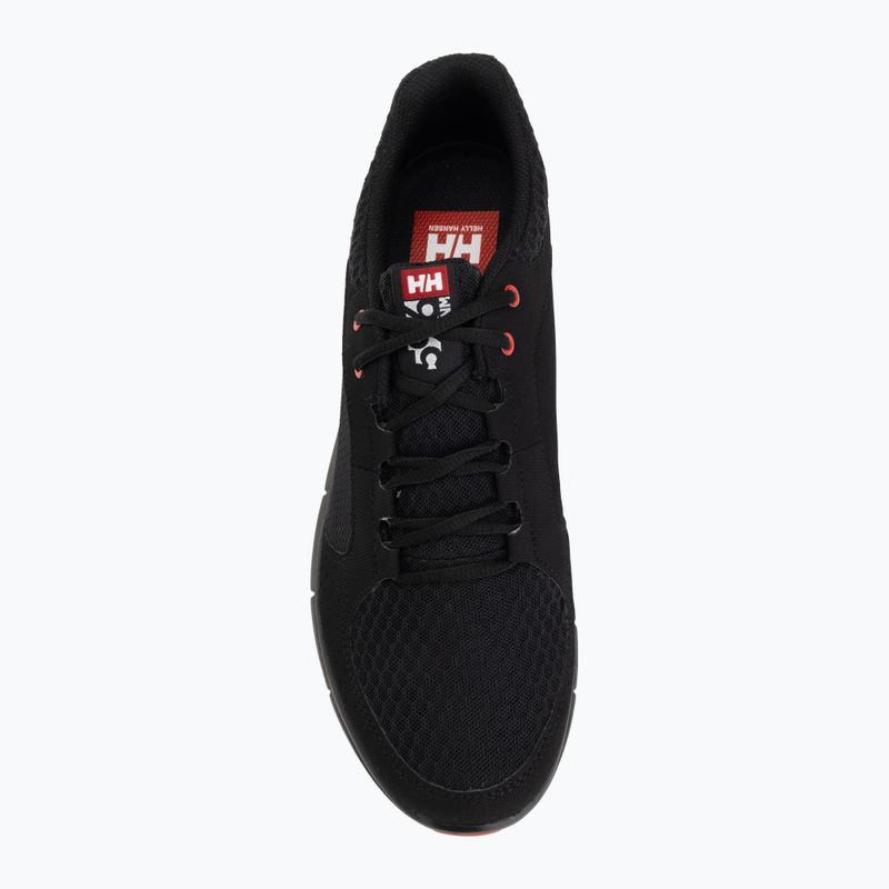 Férfi cipők Helly Hansen Ahiga V4 Hydropower off black/alert red 5