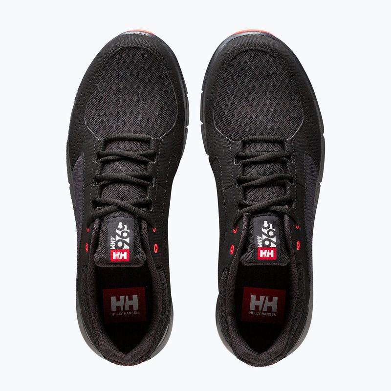 Férfi cipők Helly Hansen Ahiga V4 Hydropower off black/alert red 6