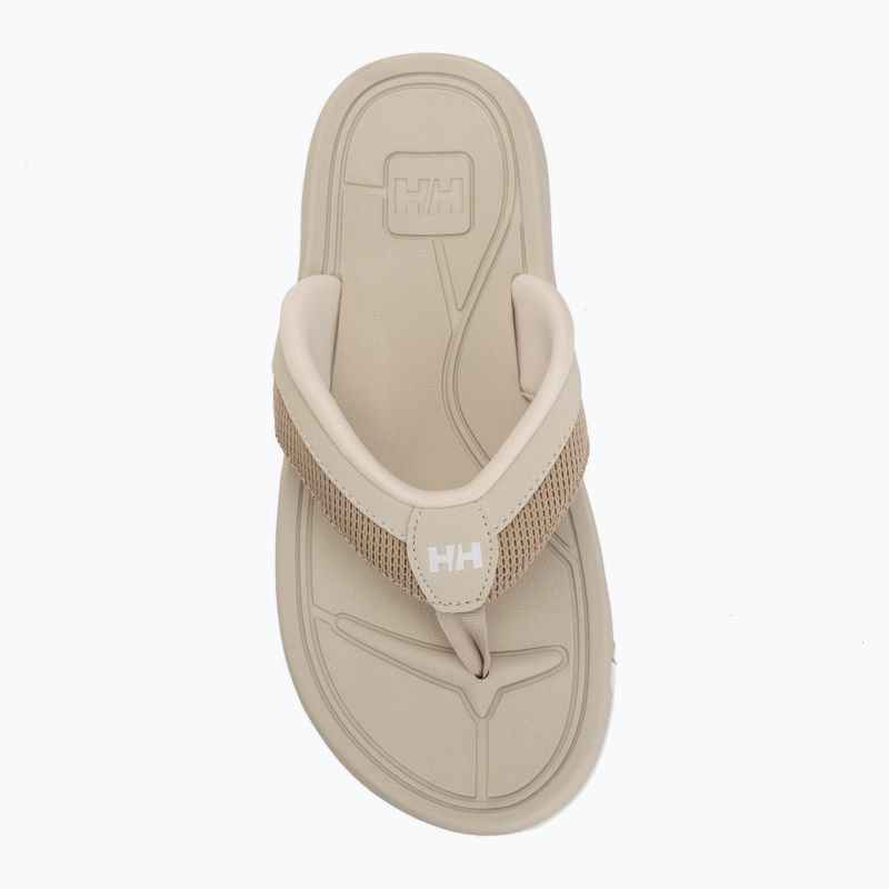 Női flip-flop papucsok Helly Hansen Sandhamn cream/hh khaki 5