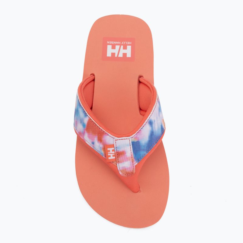Női flip-flop papucsok Helly Hansen Stadt coral almond aop 5