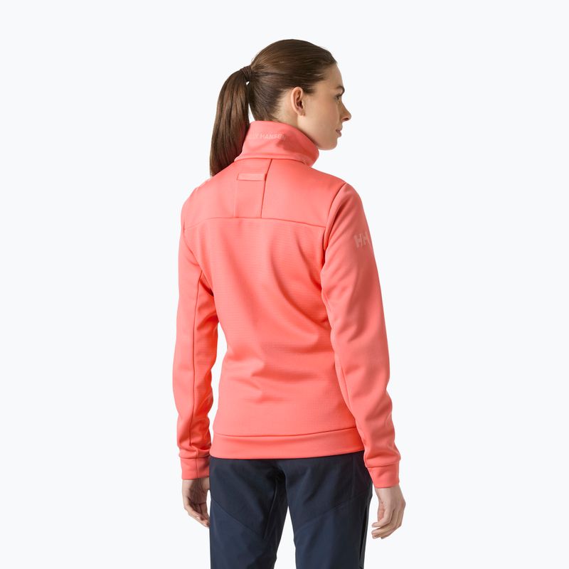 Női vitorlás pulóver Helly Hansen Crew Fleece sunset pink 2