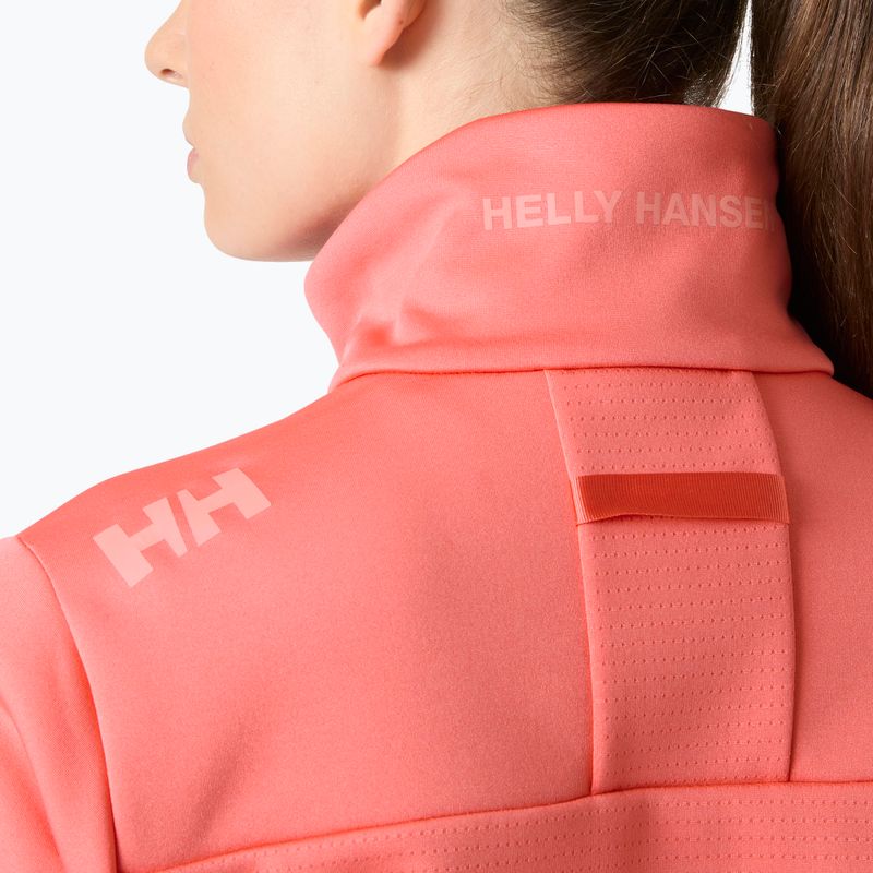 Női vitorlás pulóver Helly Hansen Crew Fleece sunset pink 4