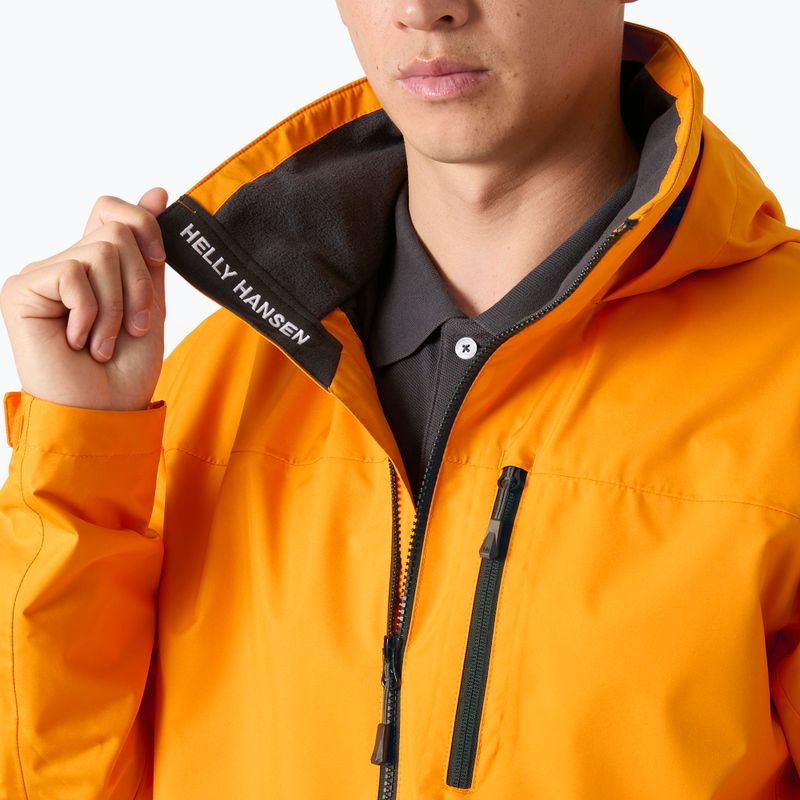 Férfi vitorlásdzseki Helly Hansen Crew Hooded 2.0 ignite orange 4