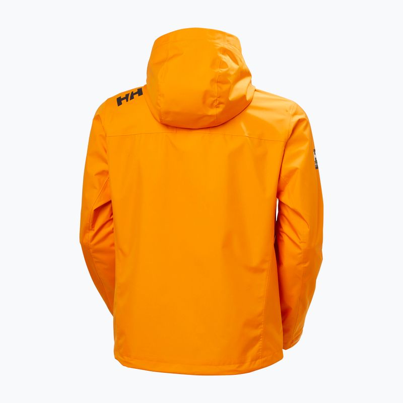 Férfi vitorlásdzseki Helly Hansen Crew Hooded 2.0 ignite orange 8