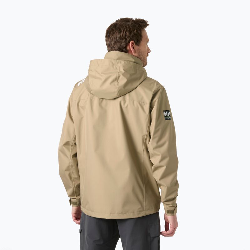 Férfi vitorlásdzseki Helly Hansen Crew Hooded 2.0 pebble 2