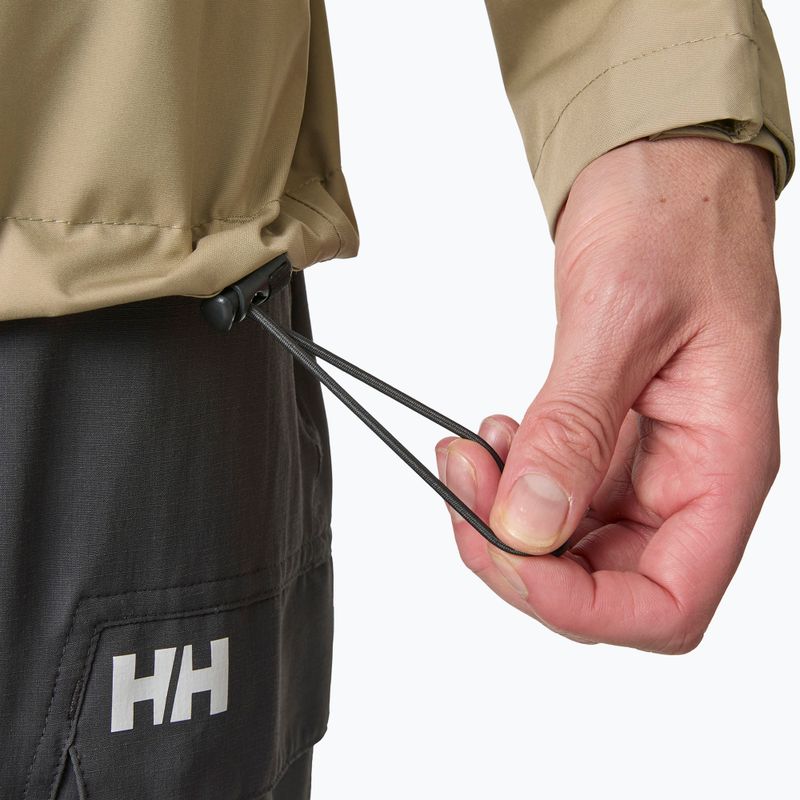 Férfi vitorlásdzseki Helly Hansen Crew Hooded 2.0 pebble 7