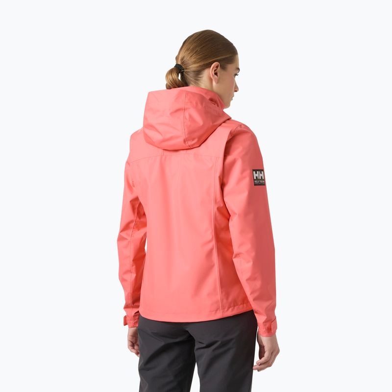 Női vitorlásdzseki Helly Hansen Crew Hooded 2.0 sunset pink 2