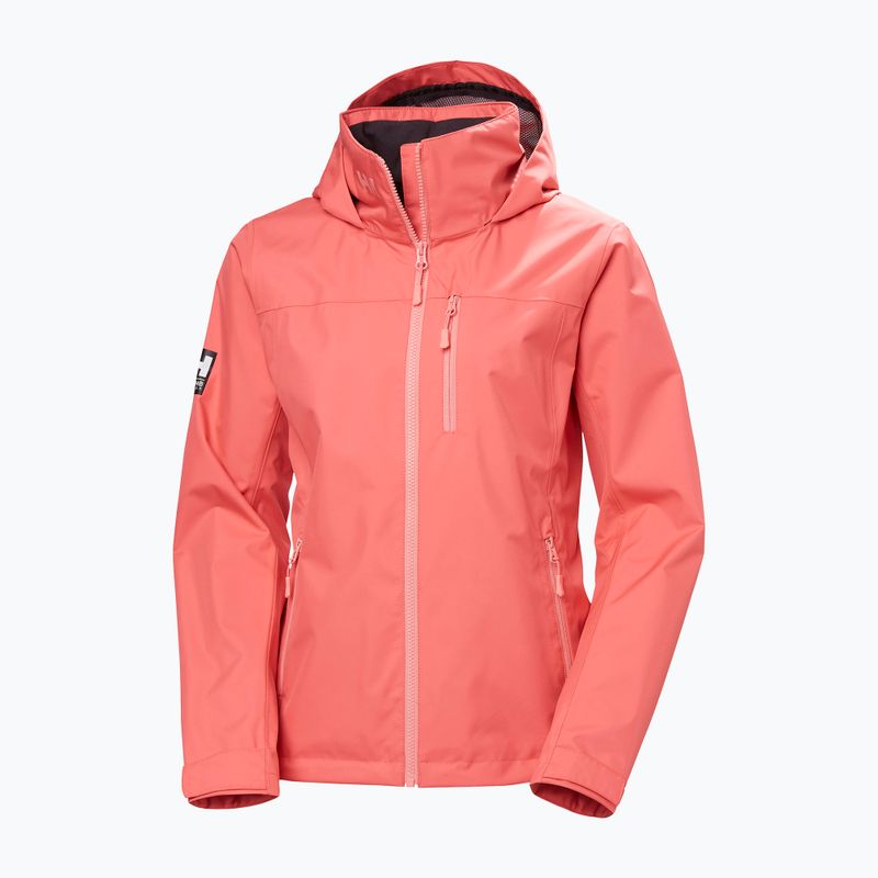Női vitorlásdzseki Helly Hansen Crew Hooded 2.0 sunset pink 8
