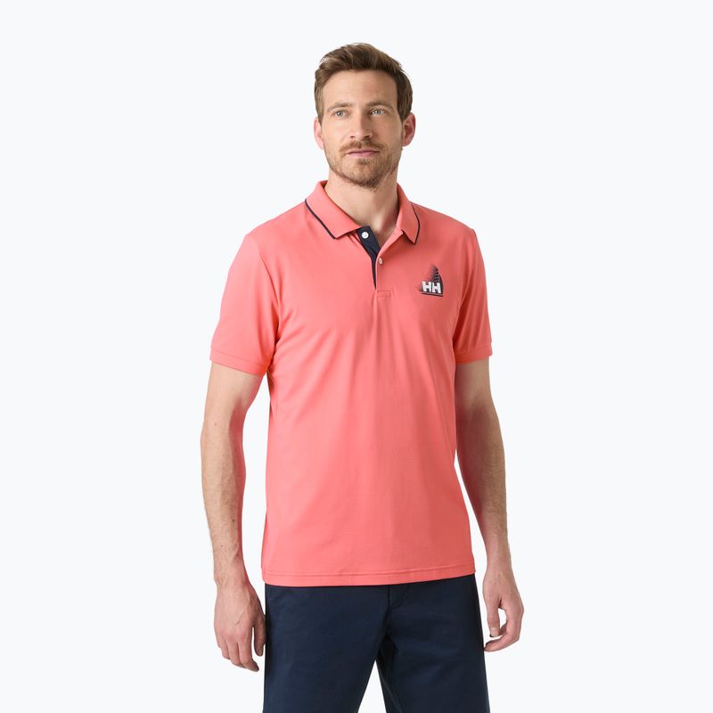Férfi pólóing Helly Hansen Hp Figari Polo sunset pink 3