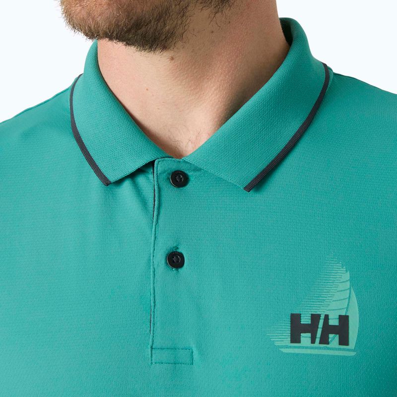 Férfi pólóing Helly Hansen Hp Figari Polo dark mint 3