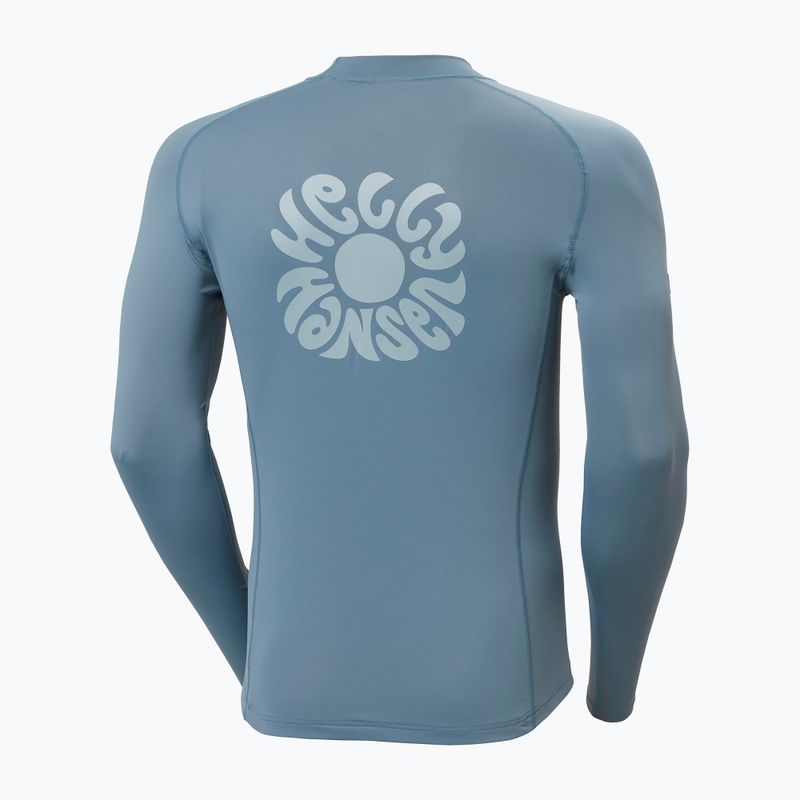 Férfi úszó hosszú ujjú felső Helly Hansen Waterwear Rashguard washed navy 6