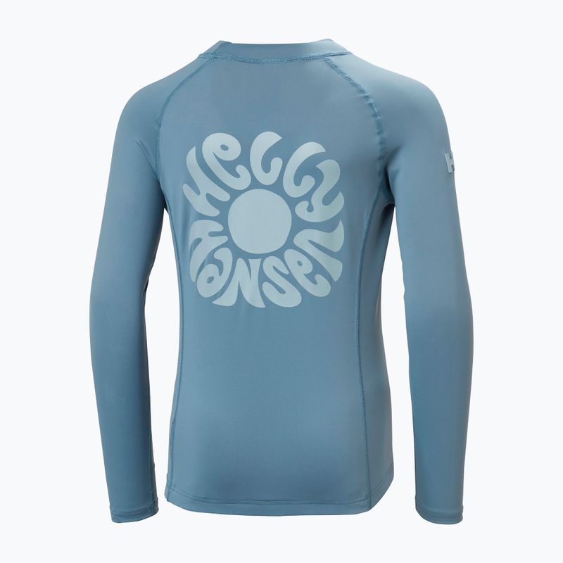 Gyerek úszó hosszú ujjú felső Helly Hansen Waterwear Rashguard Jr washed navy 6