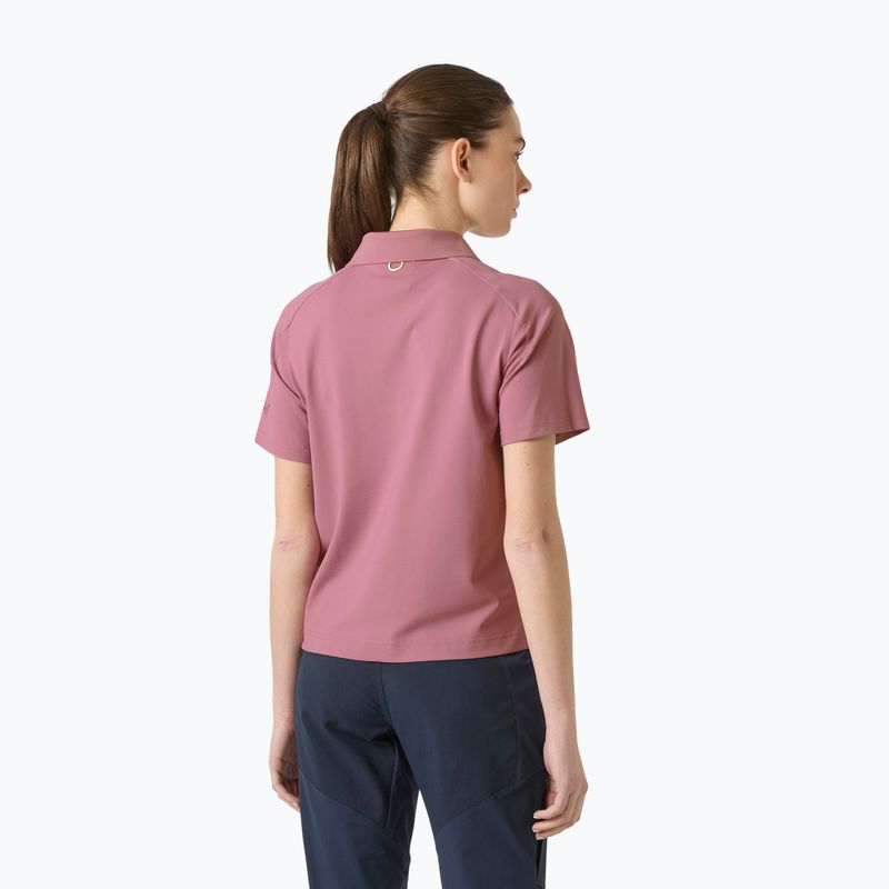 Női galléros póló Helly Hansen Hp Salina Polo wildberry 2