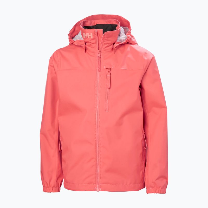 Gyerek vitorlásdzseki Helly Hansen Crew Hooded Jr 41813 sunset pink