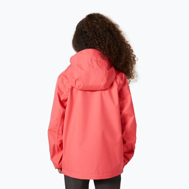 Gyerek vitorlásdzseki Helly Hansen Crew Hooded Jr 41813 sunset pink 4