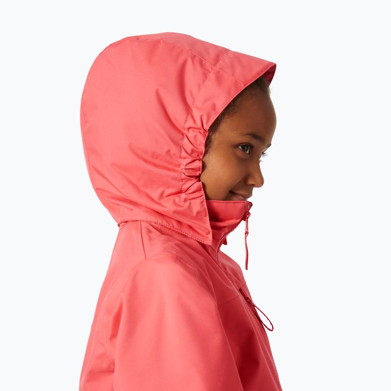 Gyerek vitorlásdzseki Helly Hansen Crew Hooded Jr 41813 sunset pink 5