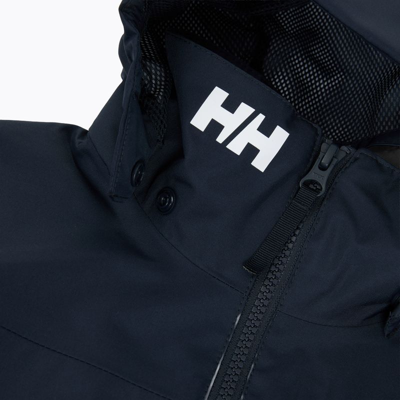 Gyerek vitorlásdzseki Helly Hansen Crew Hooded Jr 41813 navy 5