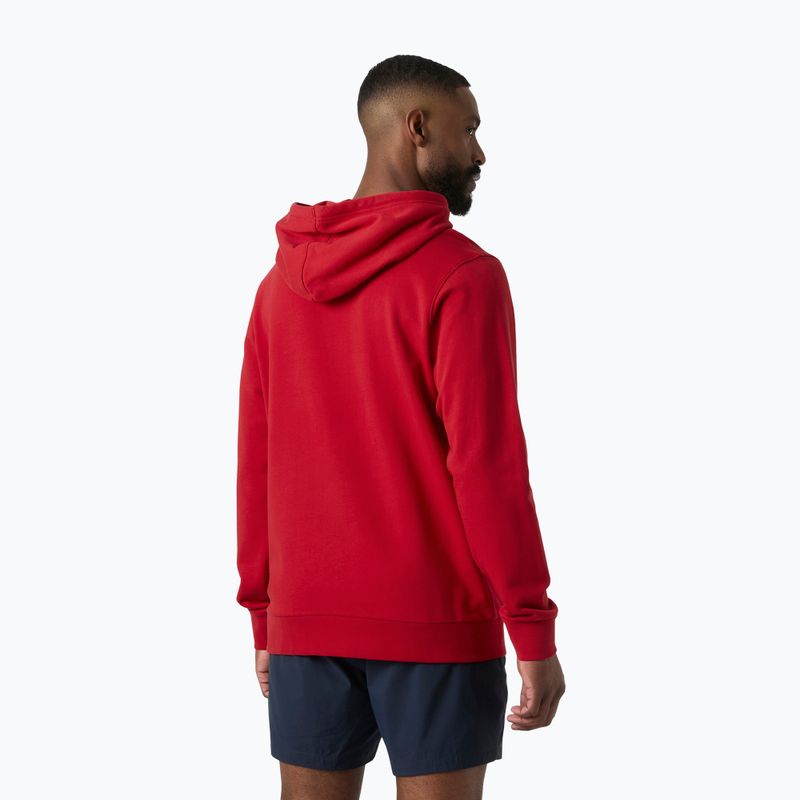 Férfi pulóver Helly Hansen Core Graphic Hoodie red 2