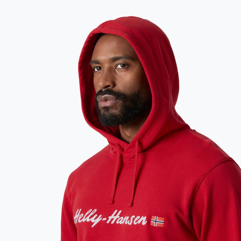 Férfi pulóver Helly Hansen Core Graphic Hoodie red 3