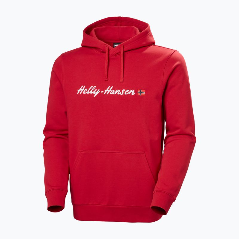 Férfi pulóver Helly Hansen Core Graphic Hoodie red 5