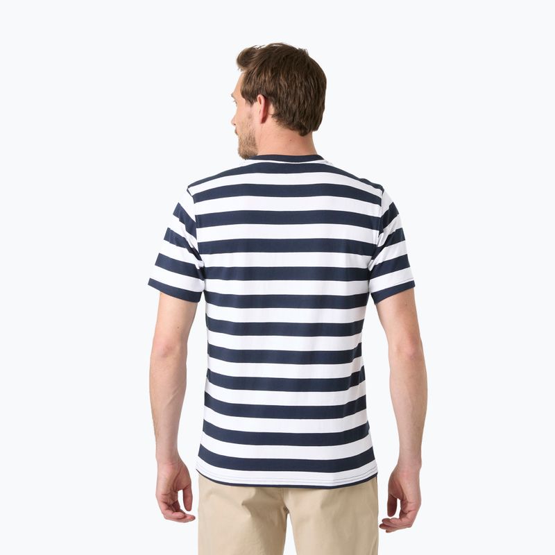 Férfi póló Helly Hansen Hudson navy stripe 2
