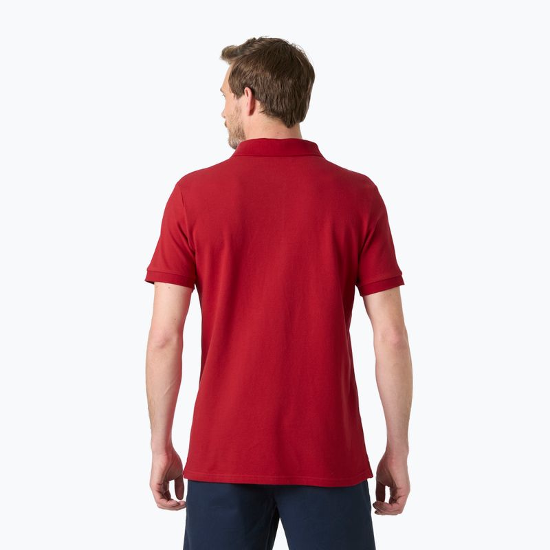 Férfi póló Helly Hansen Hudson Polo red 2