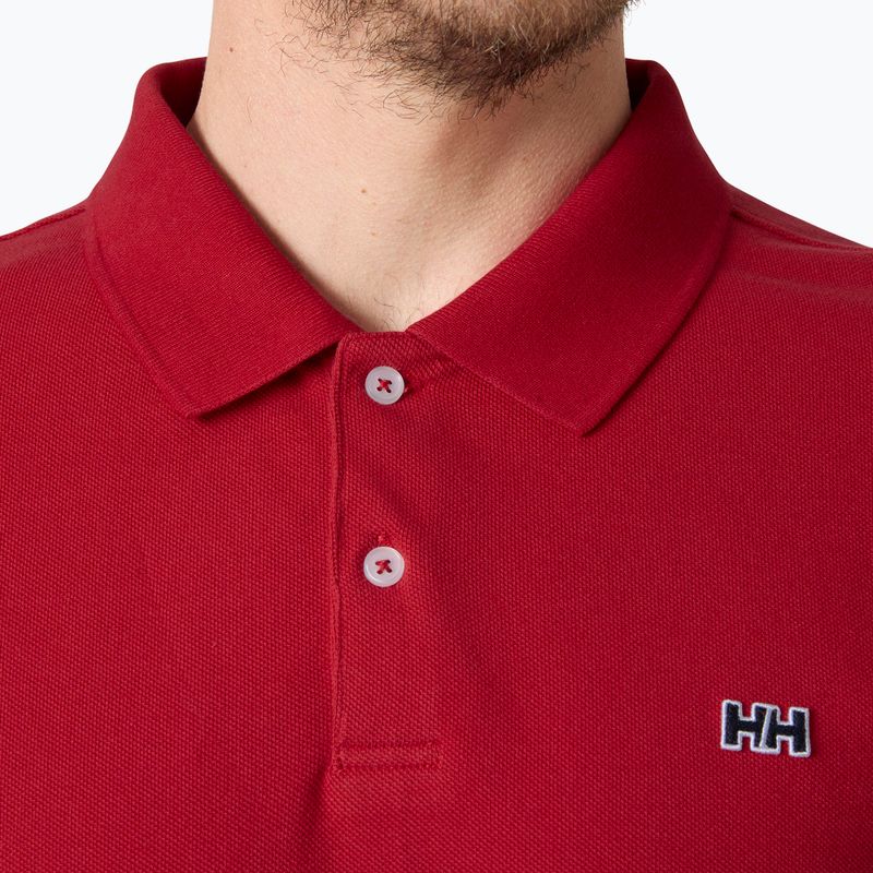 Férfi póló Helly Hansen Hudson Polo red 3